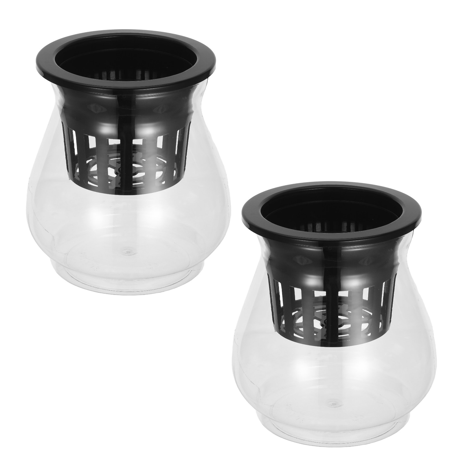 Plant Aquarium Pot - 2 unidades de recipiente transparente para