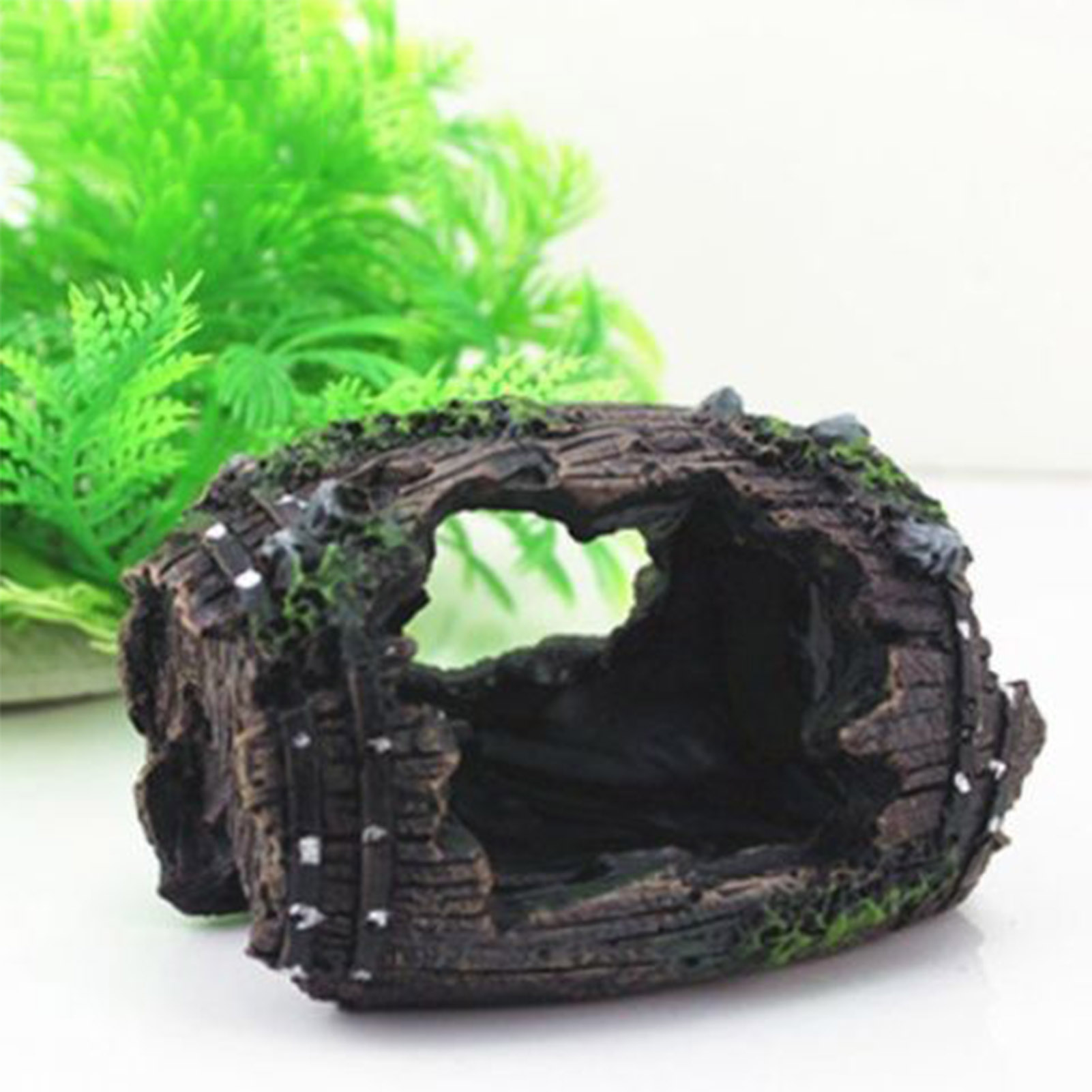 Aquarium Plant Substrate - Ornamento para Aquário: Tronco Oco com