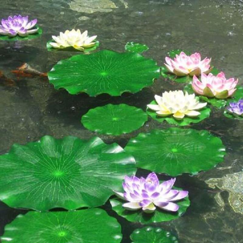 Aquarium Plant Substrate - Folhas de Lótus Artificiais 2026 Sem