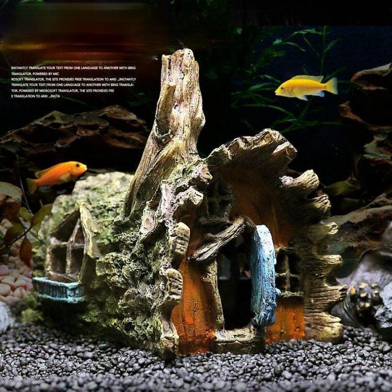 Aquarium Driftwood - Ornamentos criativos para tanque de peixes,