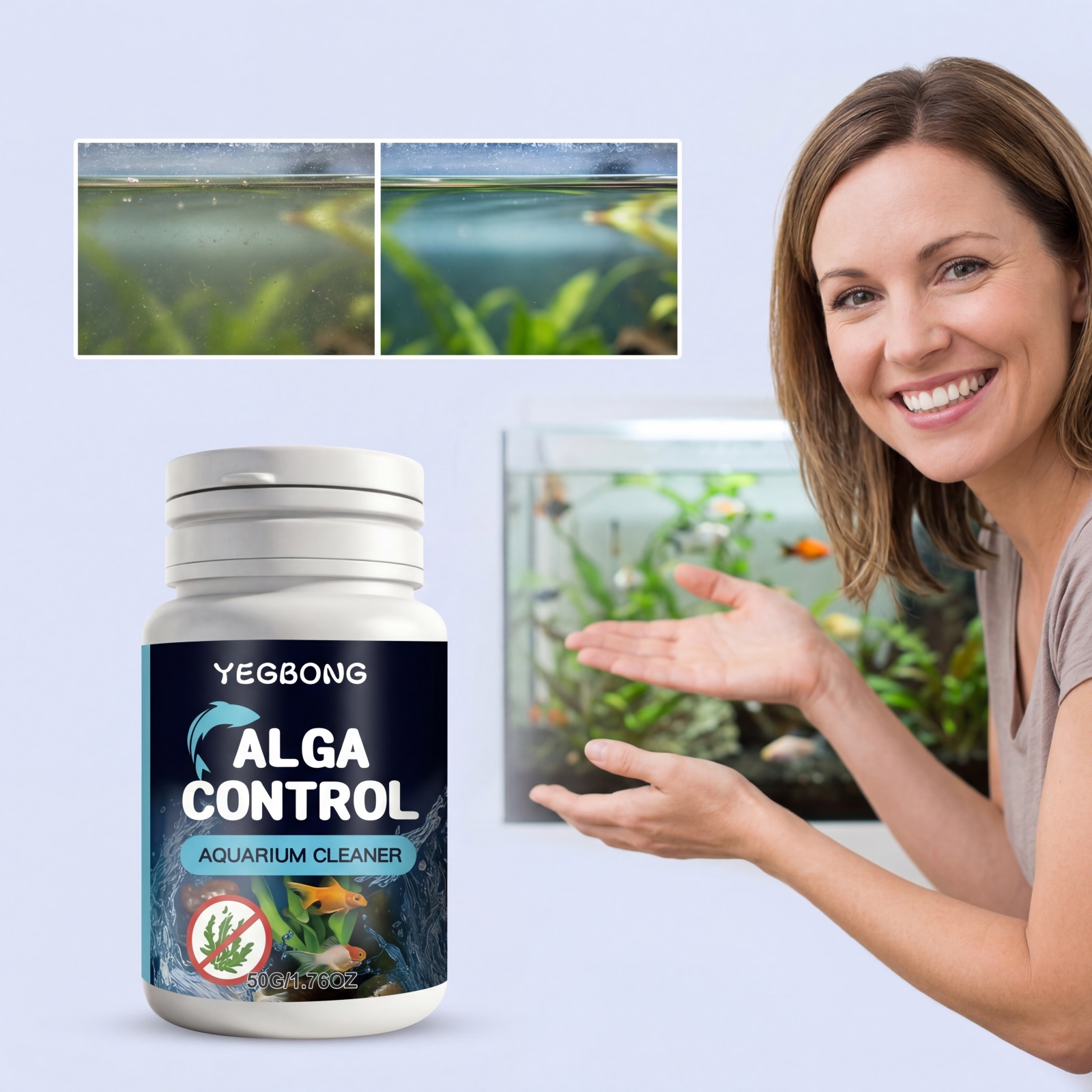 Pó Limpador de Aquário 50g, Cl - Planted Aquarium Algae Control avaliação e preço