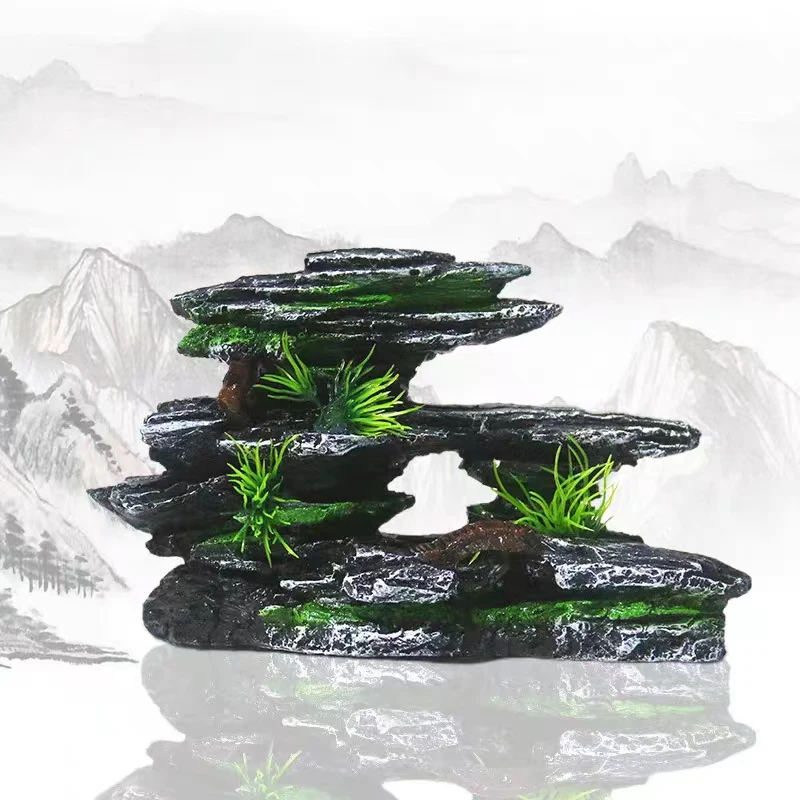 Resina aquário rockery montanh - Aquarium Driftwood avaliação e preço