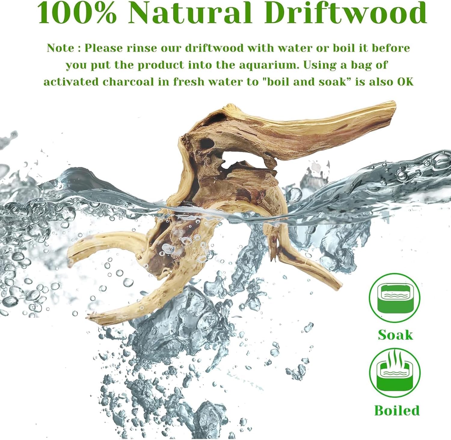1 Peça de Madeira Natural Flut - Aquarium Driftwood avaliação e preço