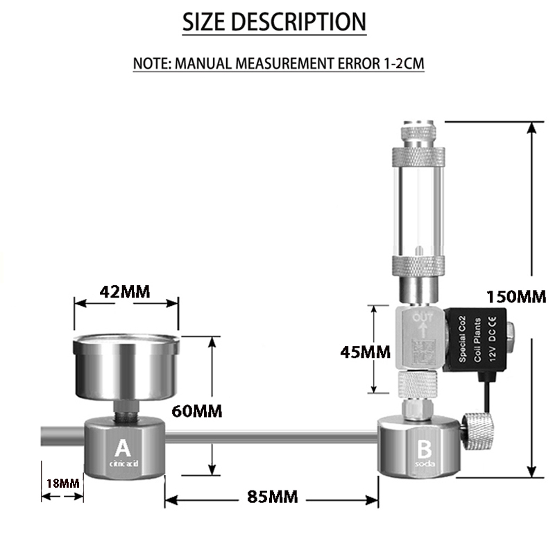 Kit de Sistema Gerador de CO2  - Aquarium Liquid Carbon avaliação e preço