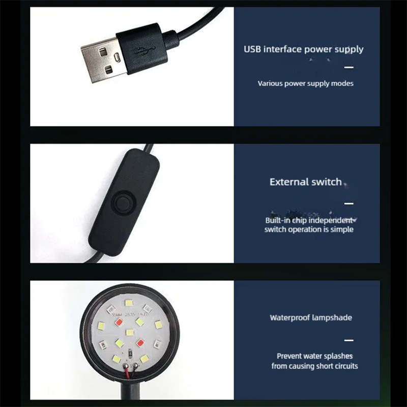 Lâmpada LED USB para Aquário c - Aquarium Plant Light avaliação e preço