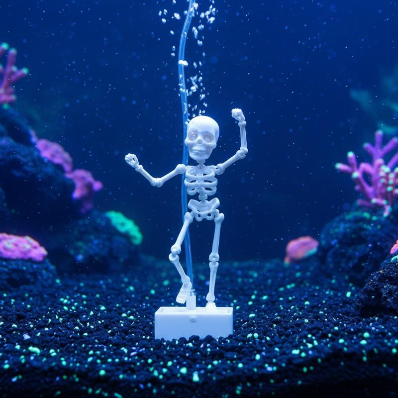 1 peça de esqueleto dançante m - Aquarium Plants Live avaliação e preço