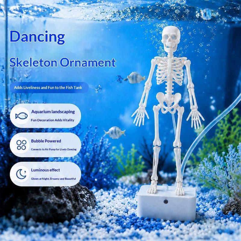1 peça de esqueleto dançante m - Aquarium Plants Live avaliação e preço