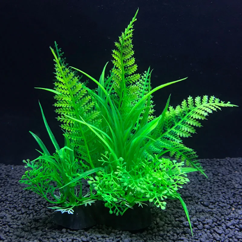 Aquário decoração artificial p - Aquarium Plants Live avaliação e preço