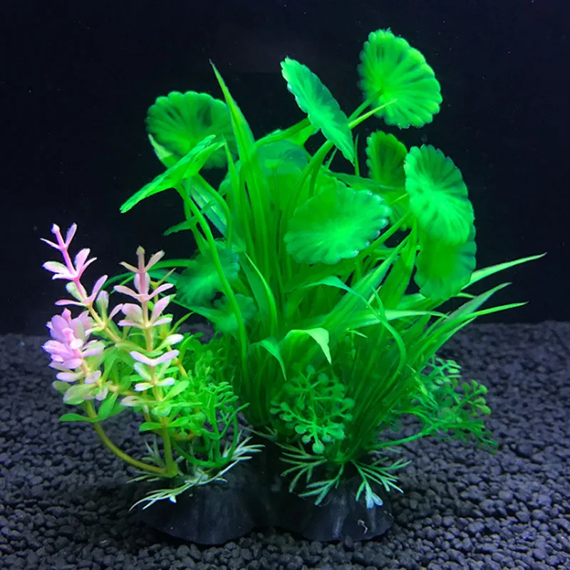 Aquário decoração artificial p - Aquarium Plants Live avaliação e preço