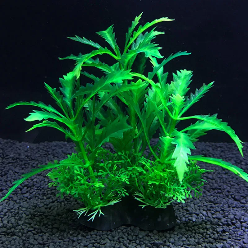 Aquário decoração artificial p - Aquarium Plants Live avaliação e preço