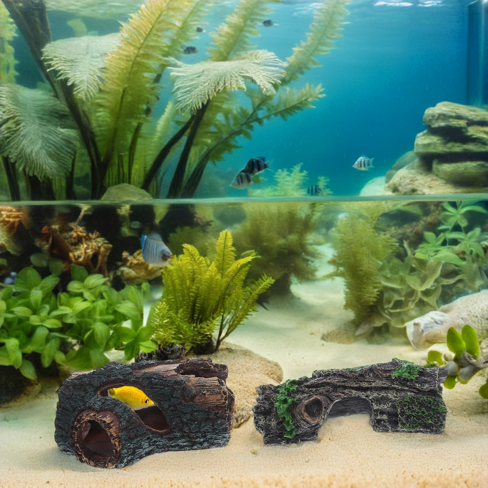 4 Peças de Madeira Flutuante A - Aquarium Driftwood avaliação e preço