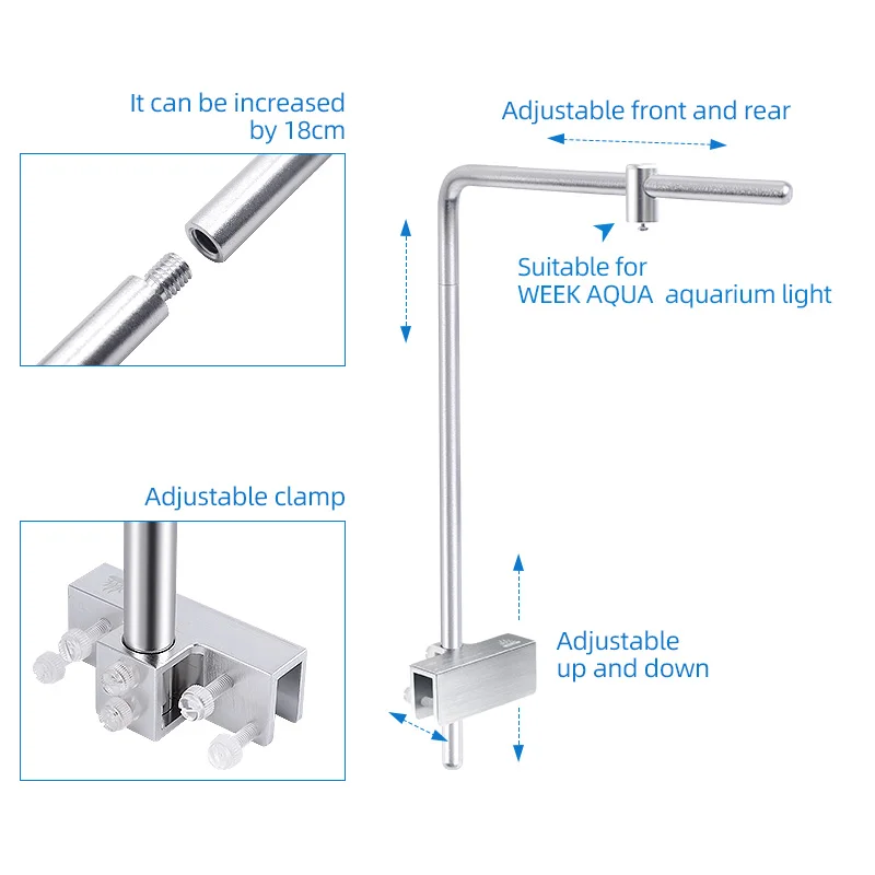 Semana aqua luz suporte univer - Aquarium Plant Holder avaliação e preço